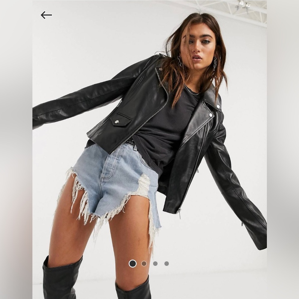 NWOT Barneys Originals Leather Jacket
